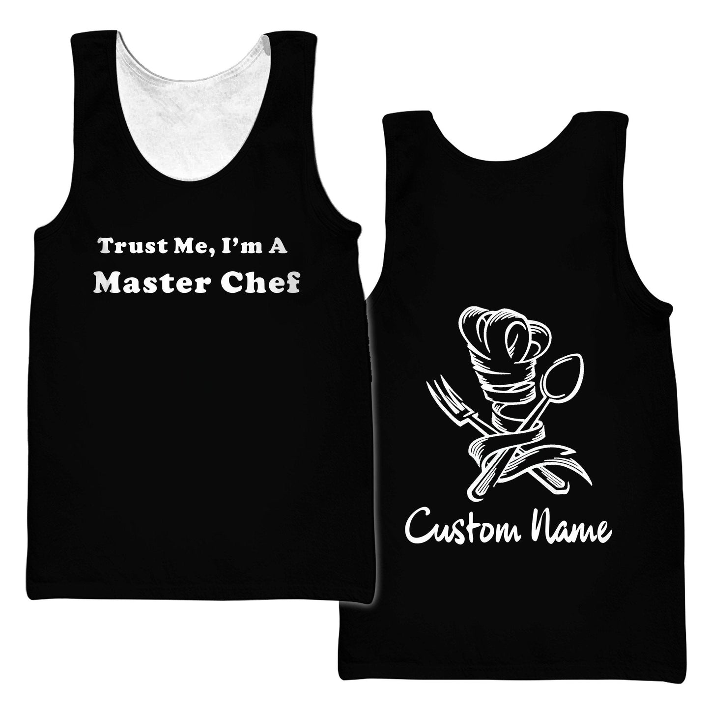 Custom Name Master Chef 3D All Over Printed Unisex Shirts