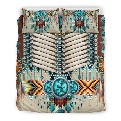 NATIVE AMERICAN PATTERN QBED HP090420BED - Amaze Style™-BEDDING SETS
