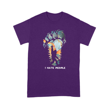 I Hate People Bigfoot T-shirt MEI