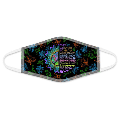 Premium Hippie 3D All Over Print Face Mask PL