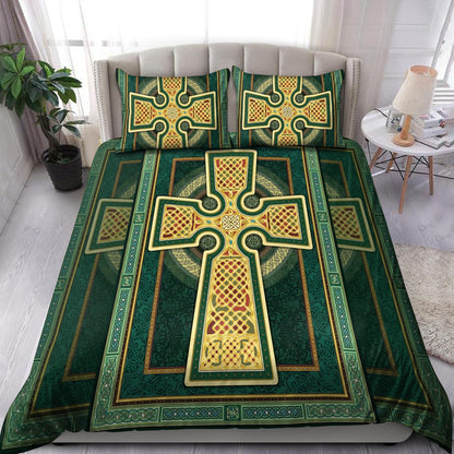 Irish Cross Saint Patrick Day 3D All Over Printed Bedding Set