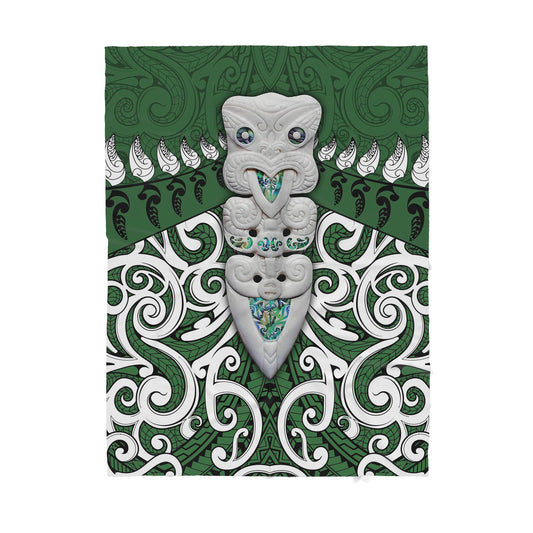 Custom Blanket Maori Hei Tiki - Sherpa Blanket DL