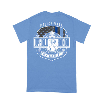 Police Week Uphold Their Honor Personalized T-shirt Special Gift For Dad Papa Grandpa