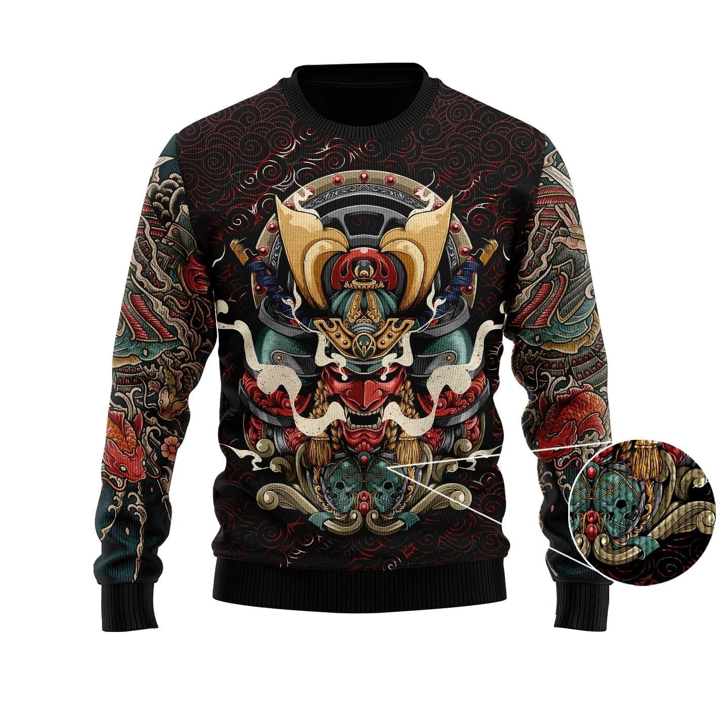 Samurai Tattoo 3D All Over Printed Unisex Shirts