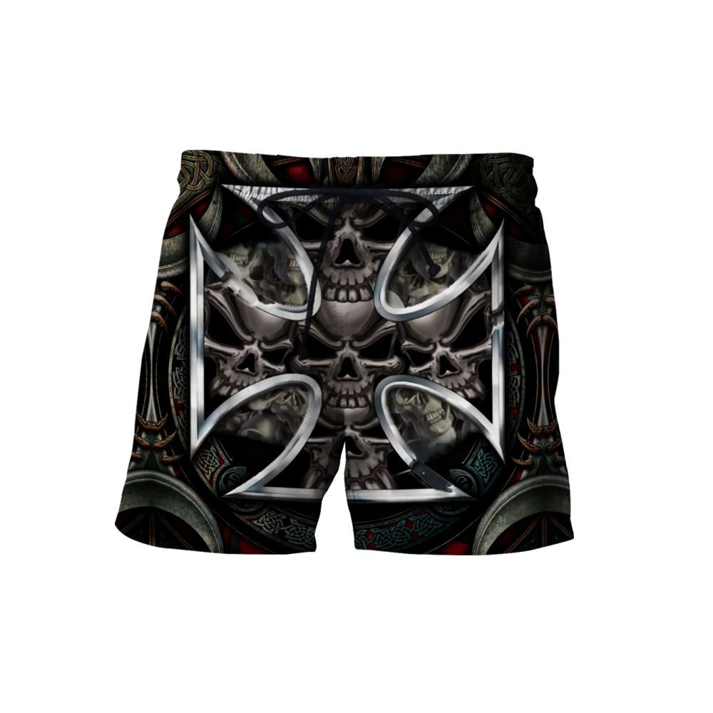 Premium All Over Printed Skull Cross Shirts MEI