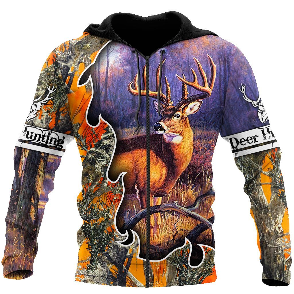 Deer Hunting 3D All Over Printed Shirts For Men AM082036-LAM