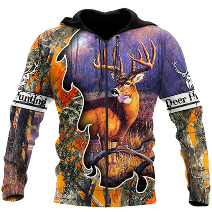 Deer Hunting 3D All Over Printed Shirts For Men AM082036-LAM