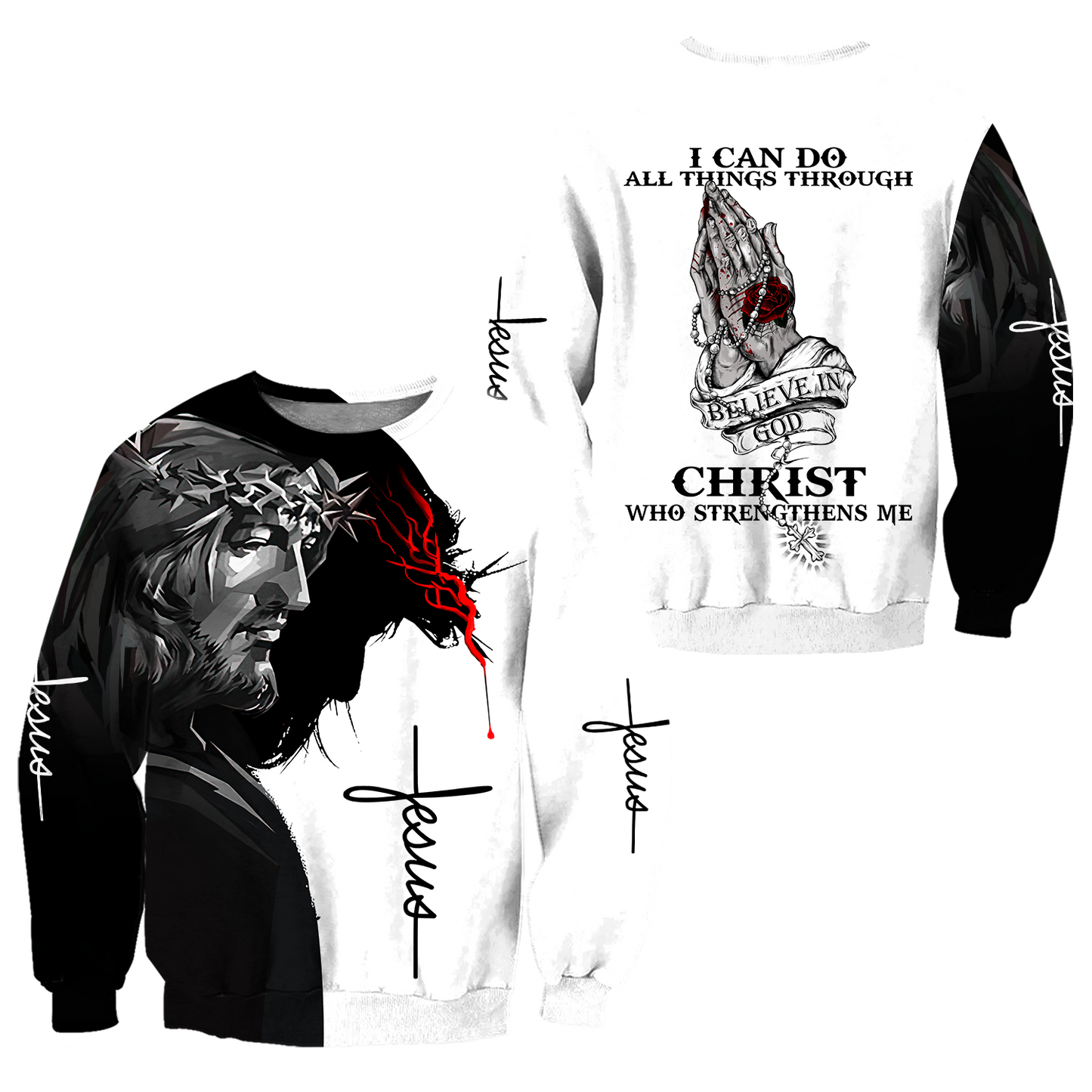 Jesus 3D All Over Printed Shirts For Men and Women MH11112005