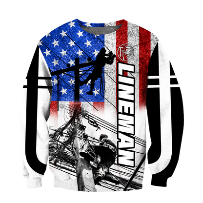 Premium All Over Printed Lineman Shirts MEI