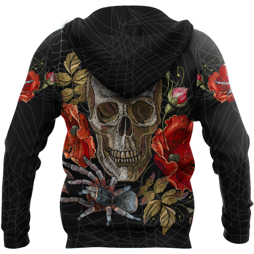 Love Skull red 3D all over printed for man and women QB06042001