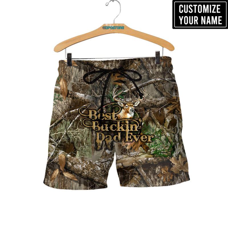 Personalized Name Best Buckin’ Dad Ever 3D All Over Printed Shirts 09062106.CTA