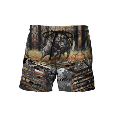 Personalized Name Great Boar Hunting Camo 3D All Over Printed Shirts