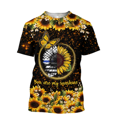 3D All Over Print You Are My Sunshine Hoodie HHT28082005