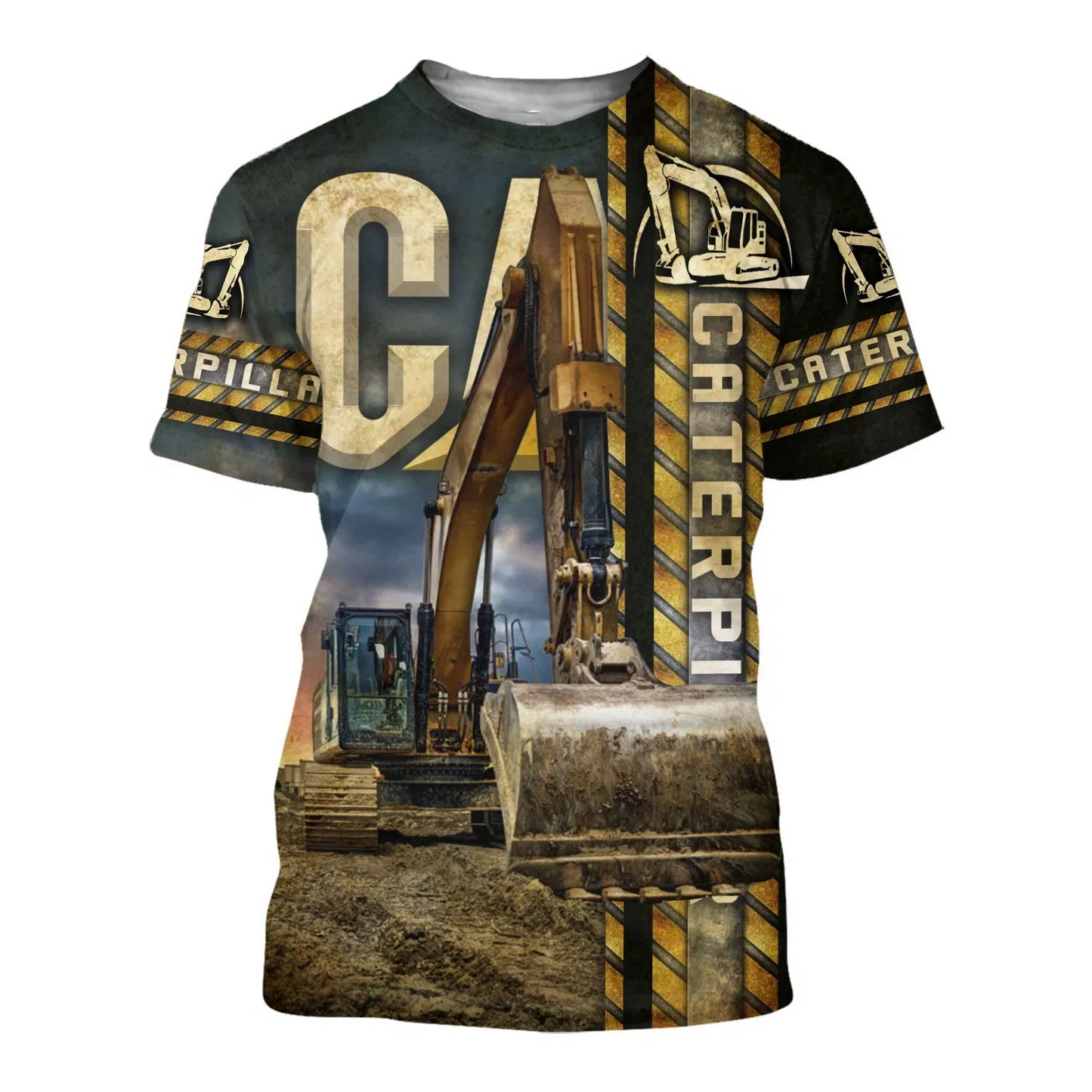 LOVE HEAVY EQUIPMENT 3D ALL OVER PRINTED SHIRTS AND SHORT FOR MAN AND WOMEN PL12032005 - Amaze Style™-Apparel