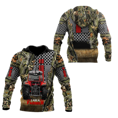 All Over Printed Farmer Tractor Hoodie MEI09222003-MEI