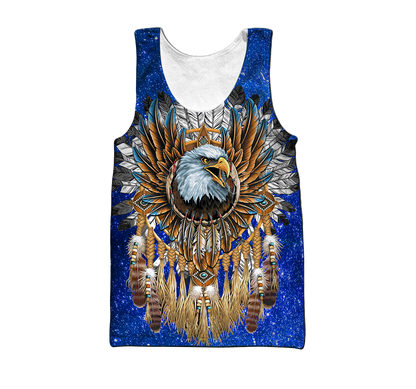 Eagle Dreamcatcher Native American Hoodie 3D All Over Printed Shirts DA15092020-LAM