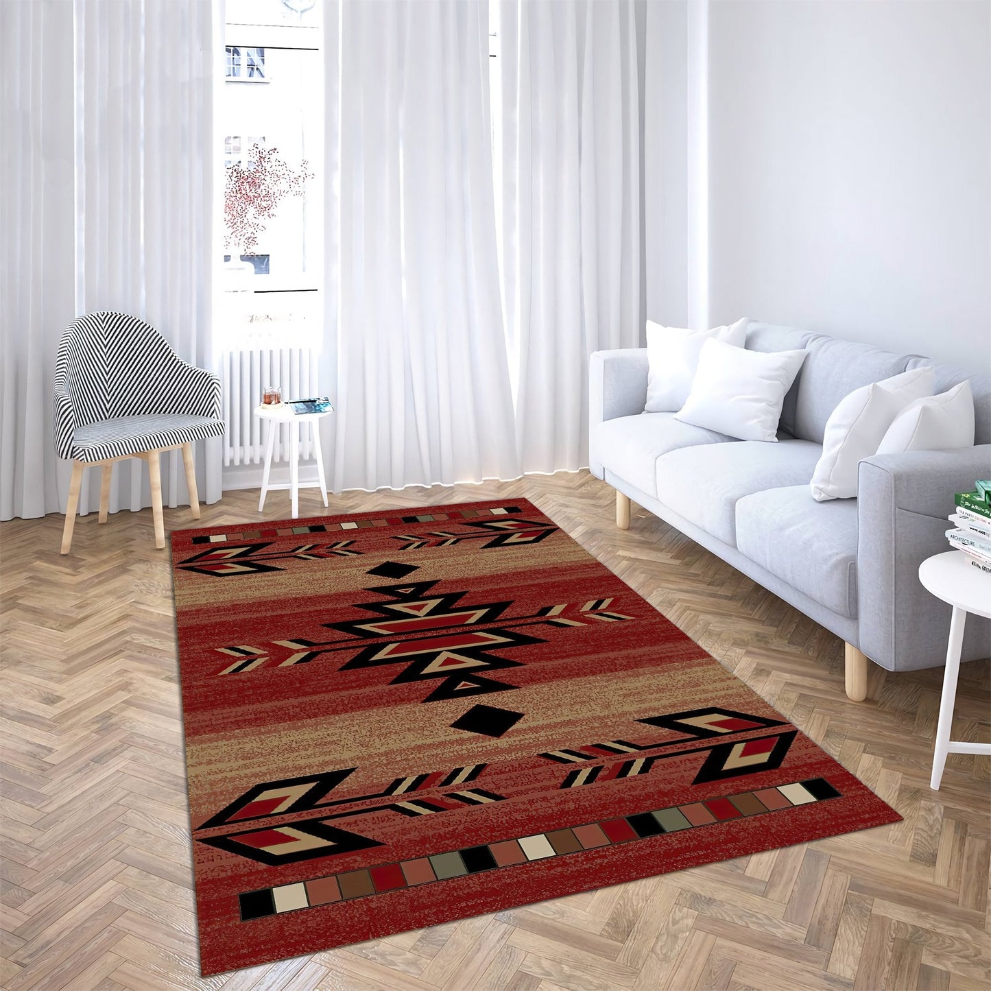 Native American Pattern Rug MEI