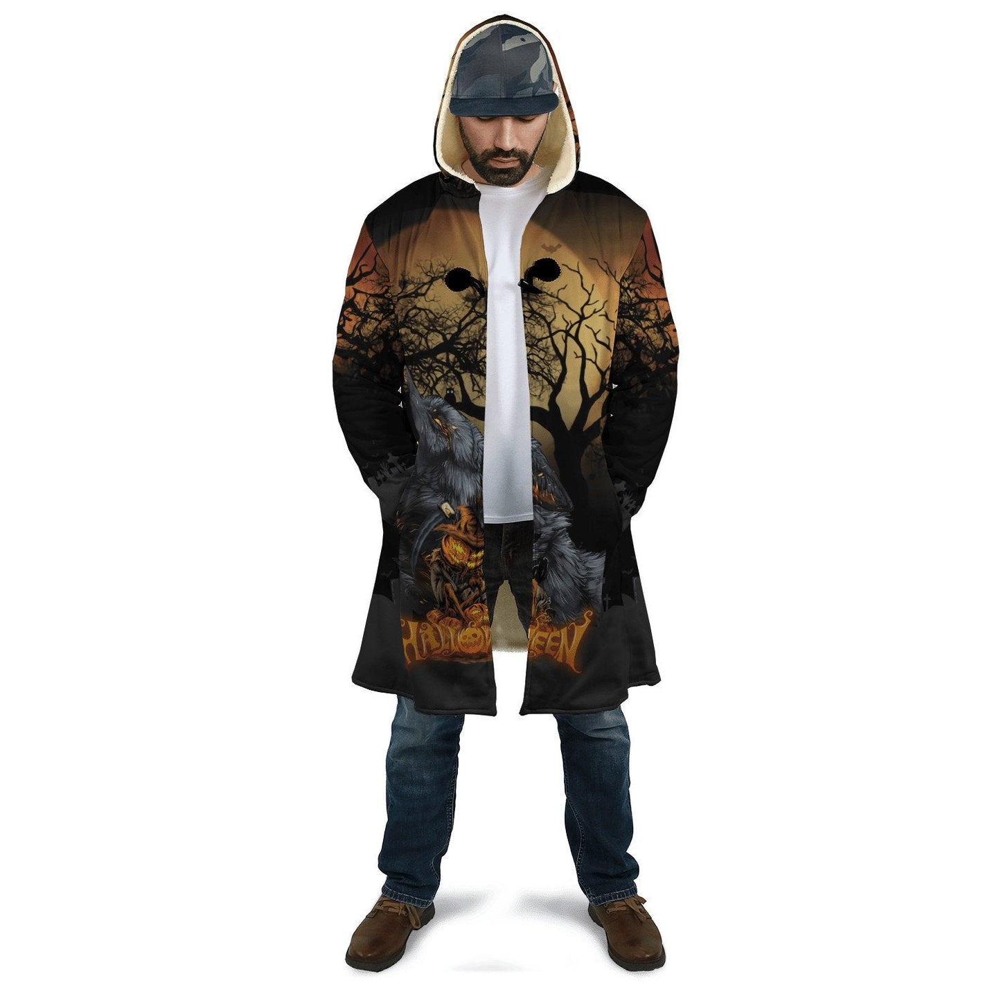 Halloween Wolf 3D All Over Printed Unisex Shirts