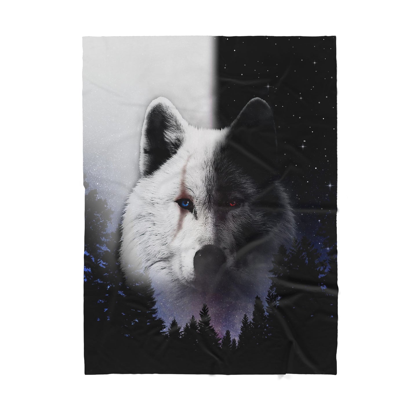 Custom Blanket Wolf Sherpa Blanket ML