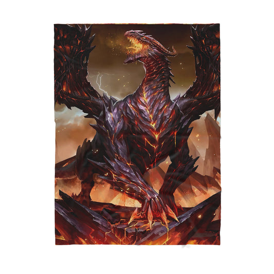 Custom Blanket Dragon Sherpa Blanket TA