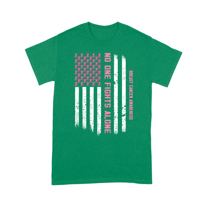 Breast Cancer Awareness No One Fights Alone Classic T-Shirt