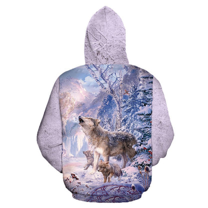Wolf Native American 3D All Over Printed Unisex Shirts