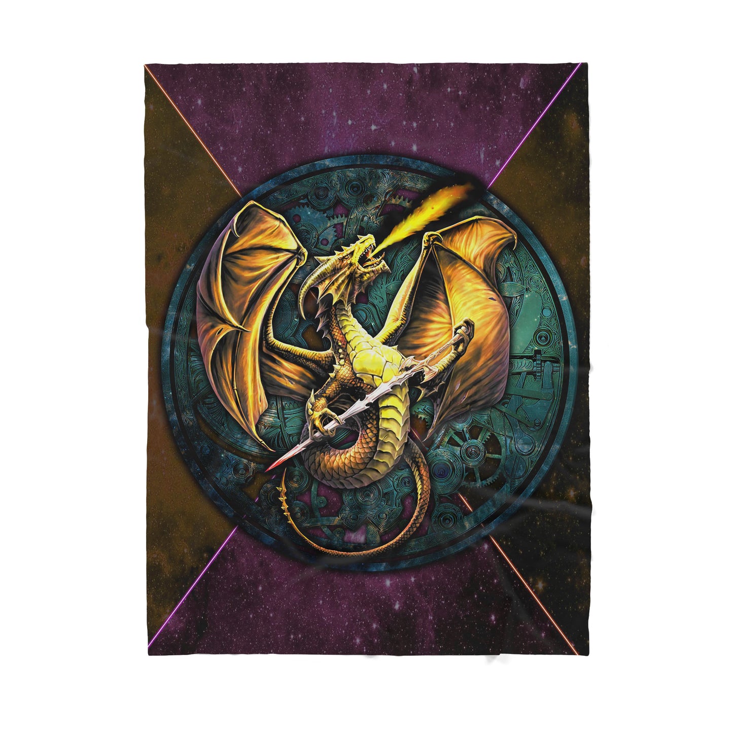 Custom Blanket Dragon - Gift For My Family - Sherpa Blanket HG