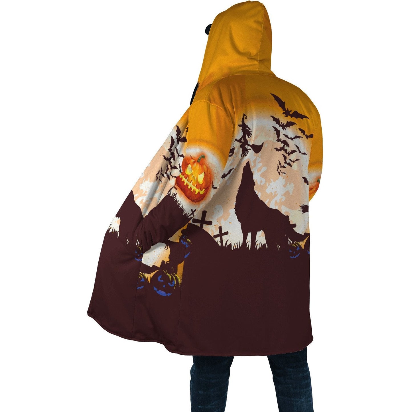 Halloween Wolf 3D All Over Printed Unisex Shirts