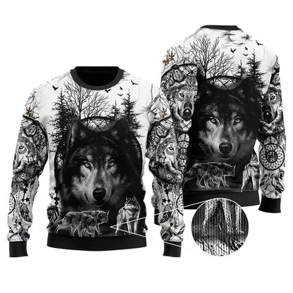 Wolf 3D All Over Printed Unisex Shirts
