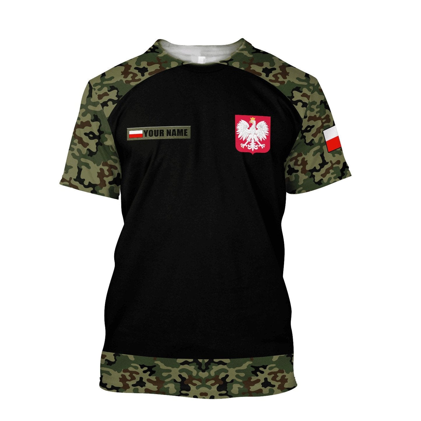 Personalized Polska Coat Of Arms 3D All Over Printed Unisex Hoodie