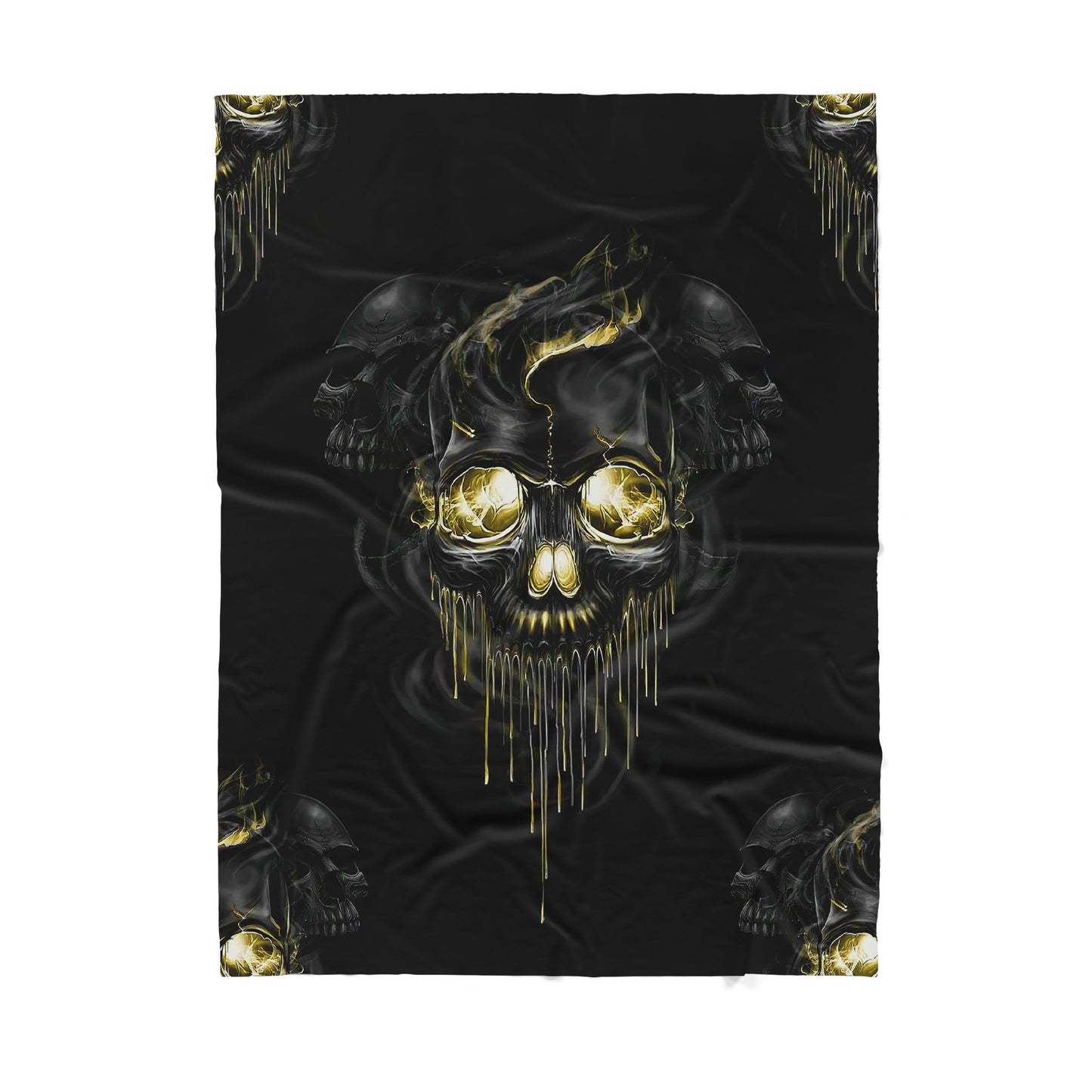 Infinite Store 3D Printed Skull Sherpa Blanket PL