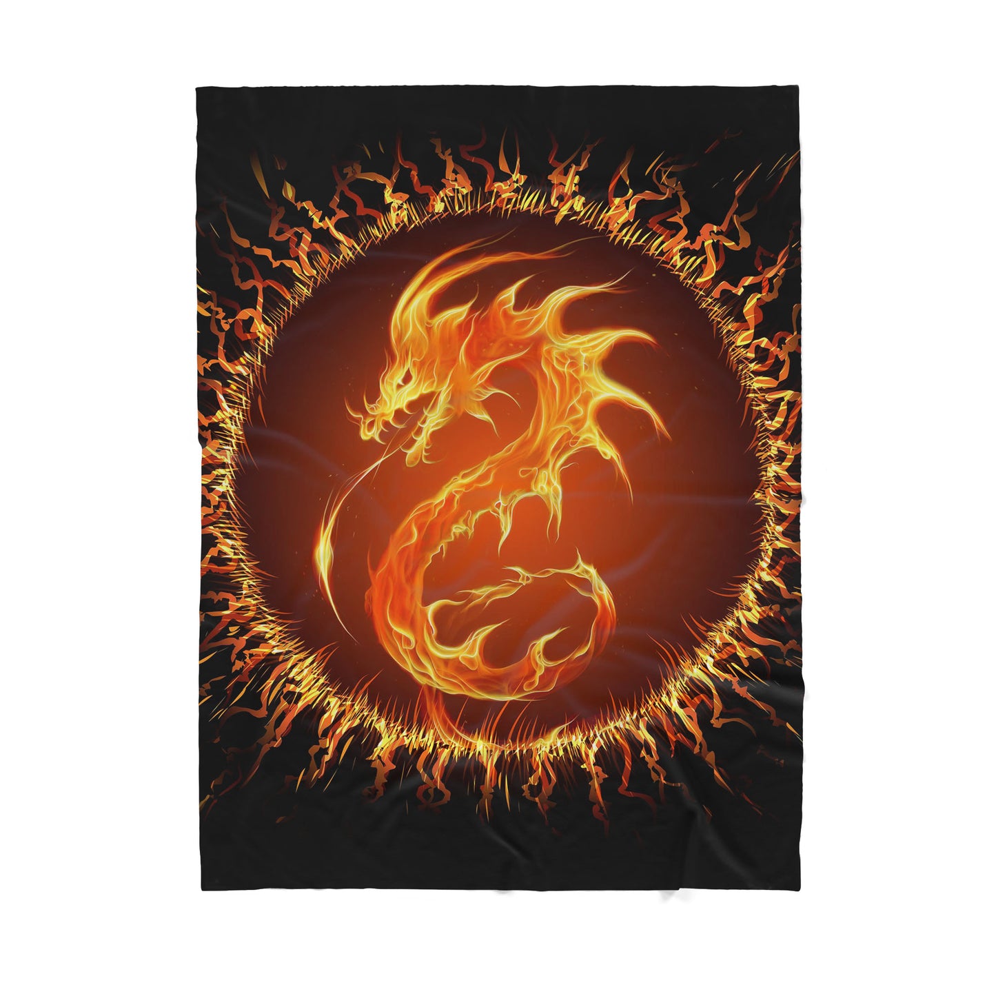 Custom Blanket Dragon Sherpa Blanket TA