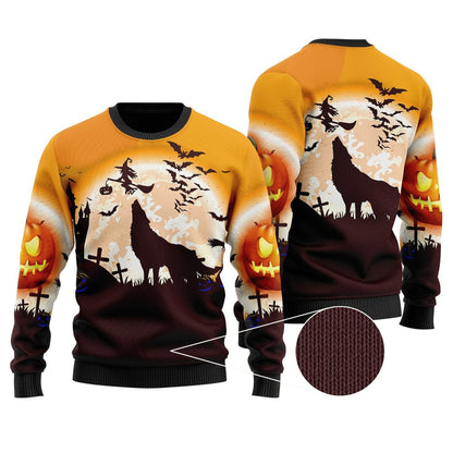 Halloween Wolf 3D All Over Printed Unisex Shirts