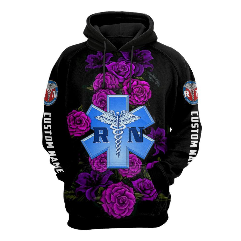 Premium Nurse Personalized Name 3D All Over Printed Unisex Shirts