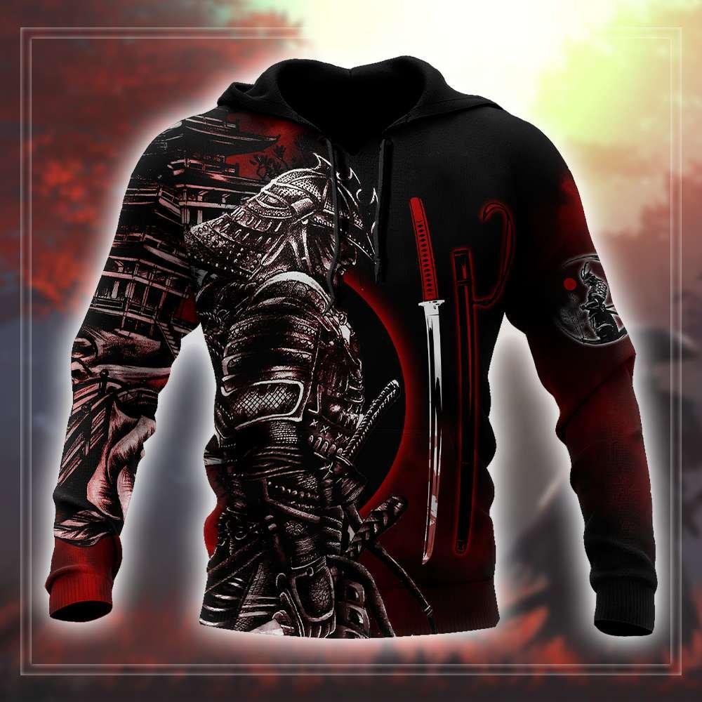 Samurai Tattoo 3D All Over Printed Unisex Shirts