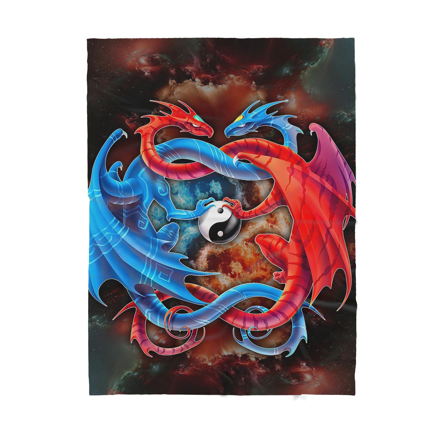 Custom Blanket Dragon - Gift For My Family - Sherpa Blanket HG