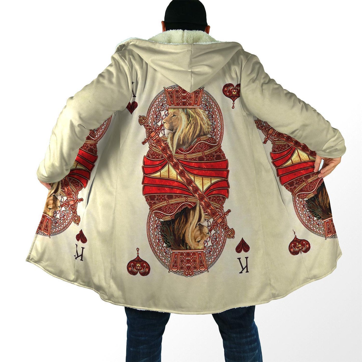 King Hearts Lion Poker 3D All Over Printed Unisex Shirts