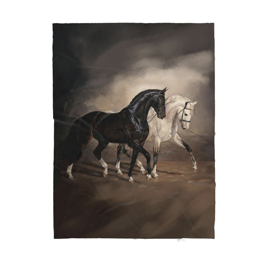 Custom Blanket Horse Sherpa Blanket TA