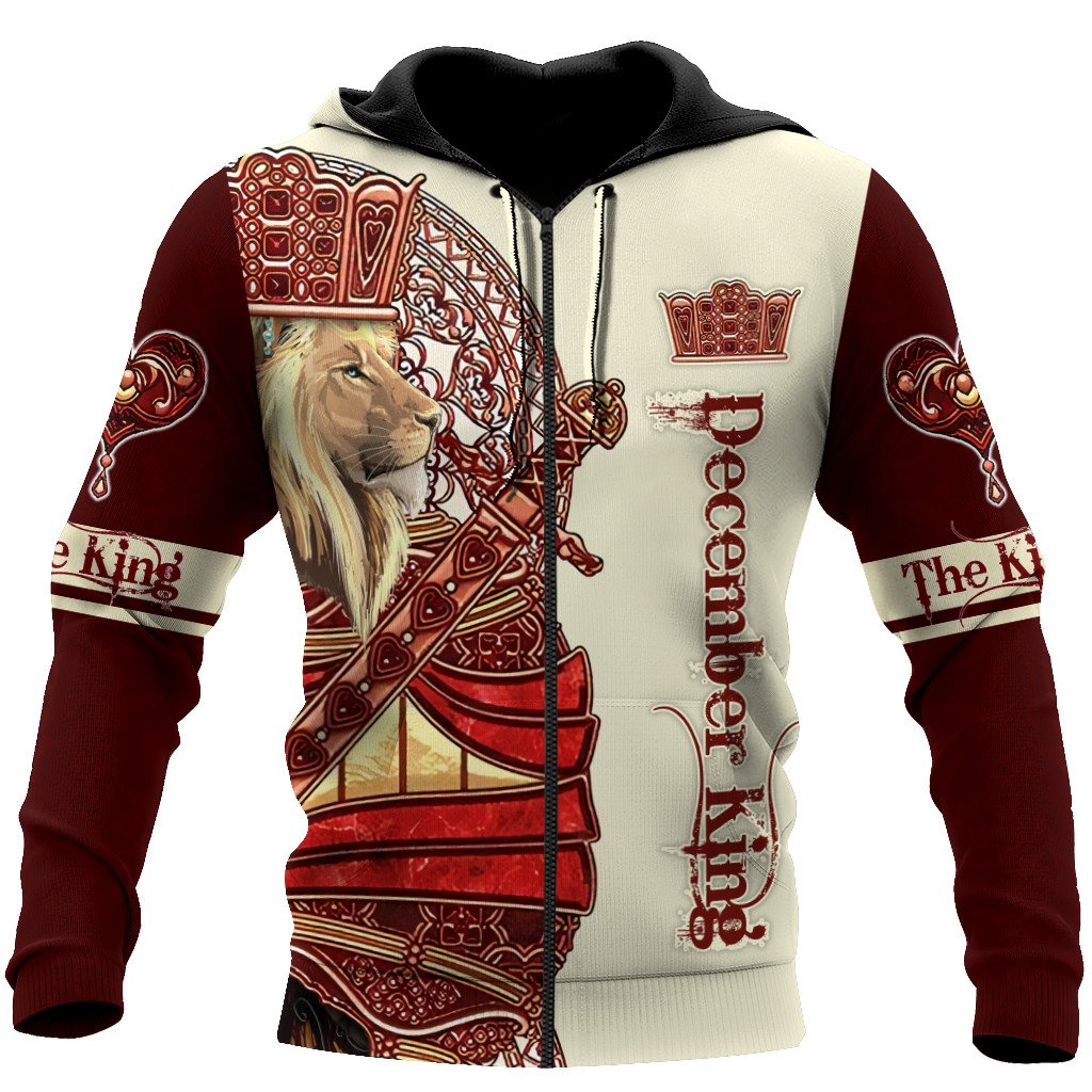 December Lion Royal King  3D All Over Printed Unisex Shirts