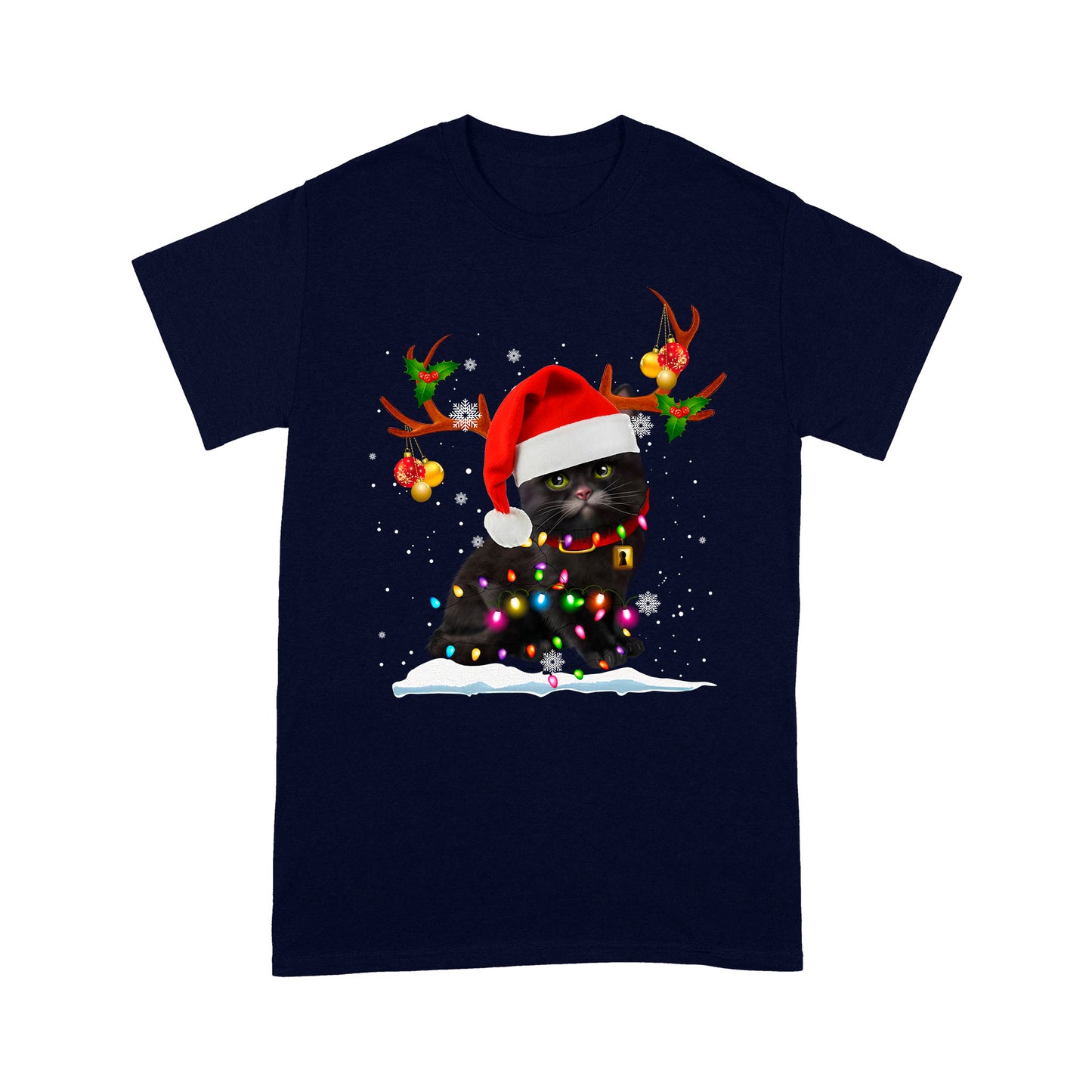 Christmas Cat T-shirt MEI