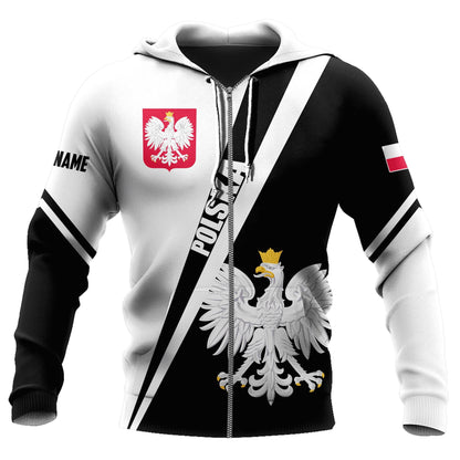 Personalized Polska 3D All Over Printed Unisex Hoodie