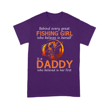 Behind Every Great Fishing Girl Standard T-shirt