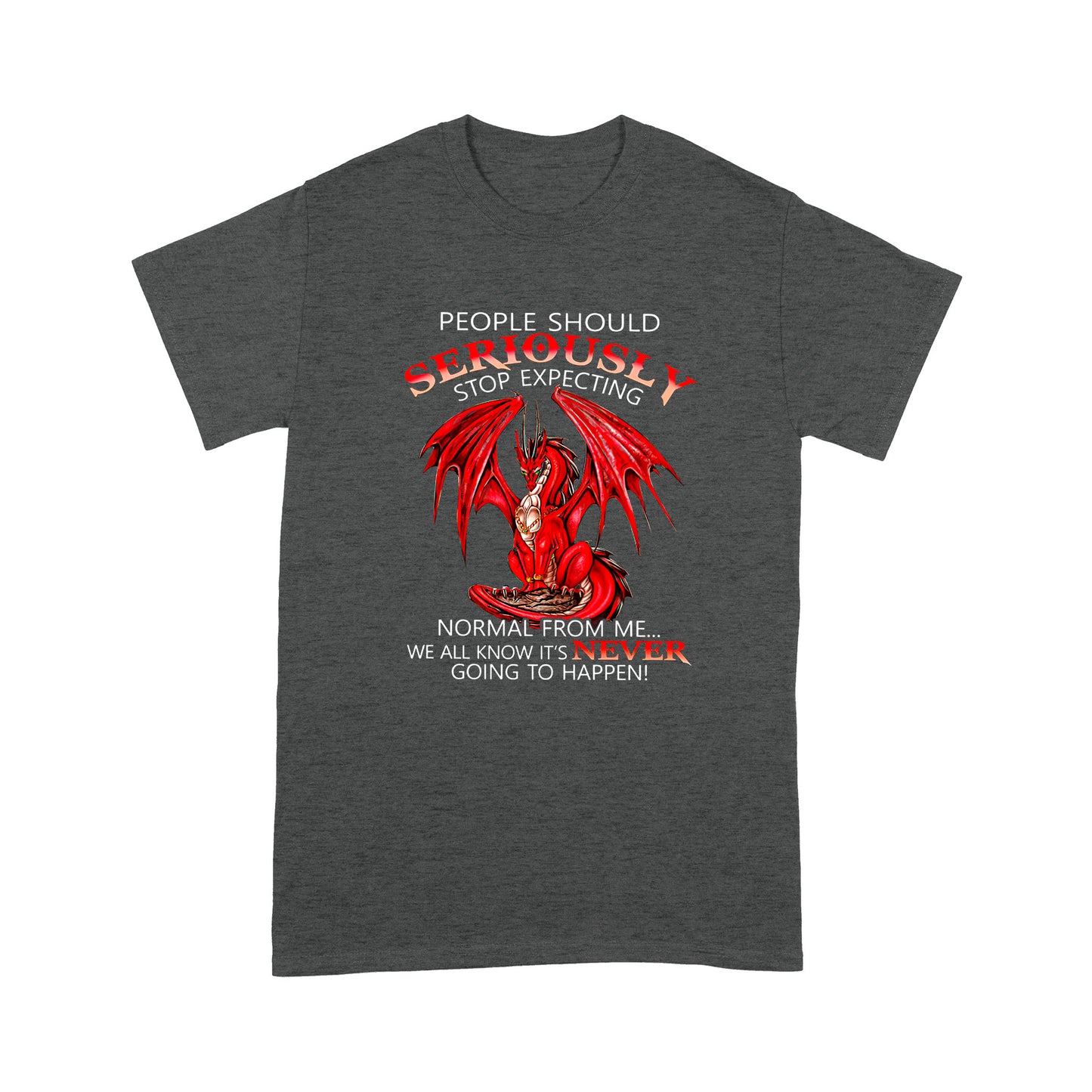 Dragon People Should Seriously Stop Expecting Standard T-shirt HG