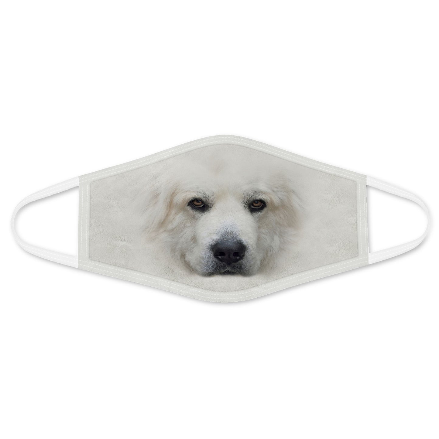 Dog Face Mask White HG