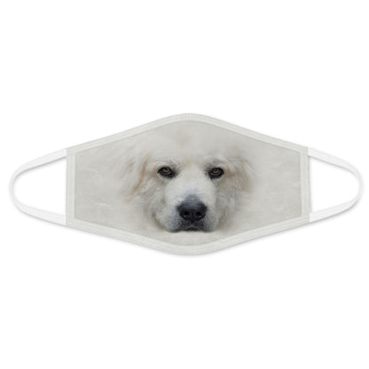 Dog Face Mask White HG