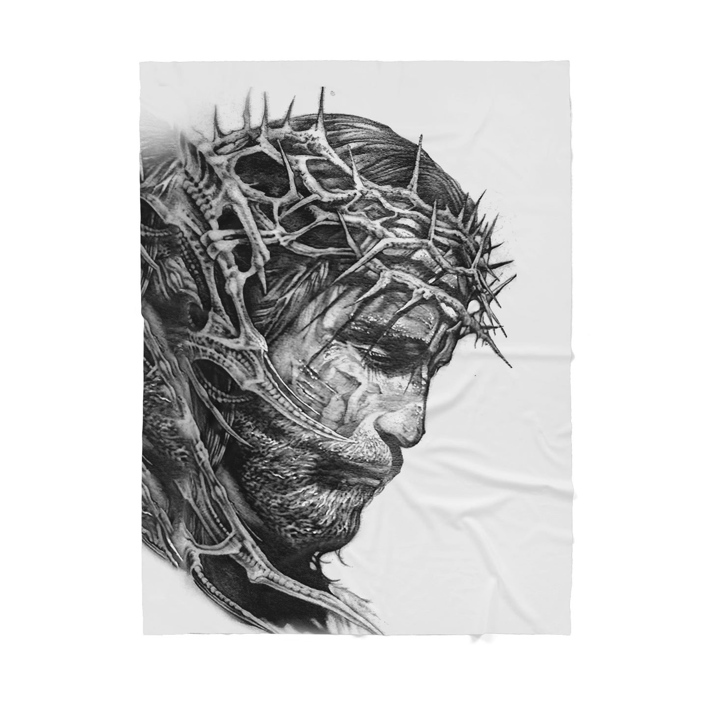 Premium Christian Jesus Catholic Tattoo Classic Blanket - Best gift for Christian - sherpa blanket TT