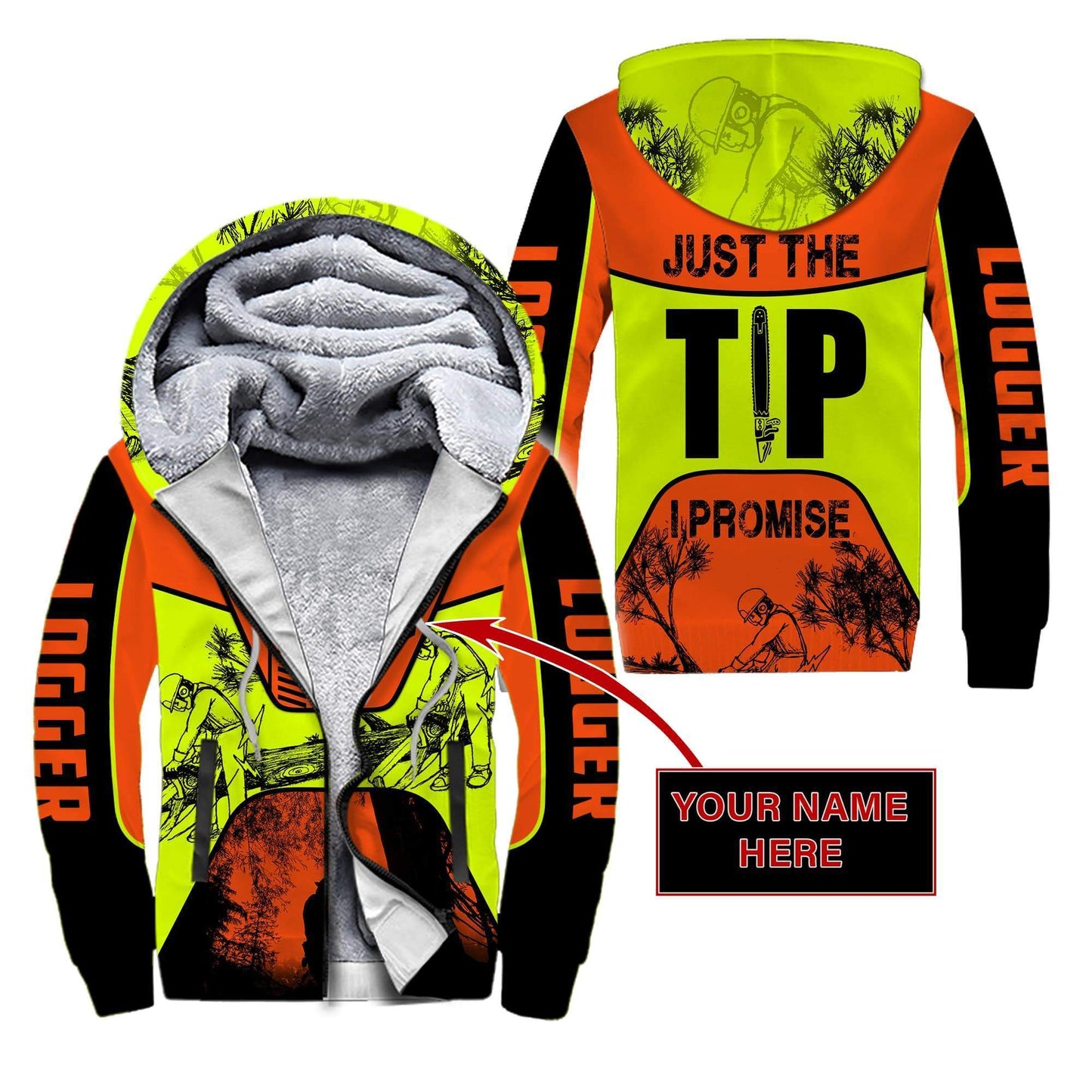 Premium Chainsaw Logger Custom Name Unisex Shirts