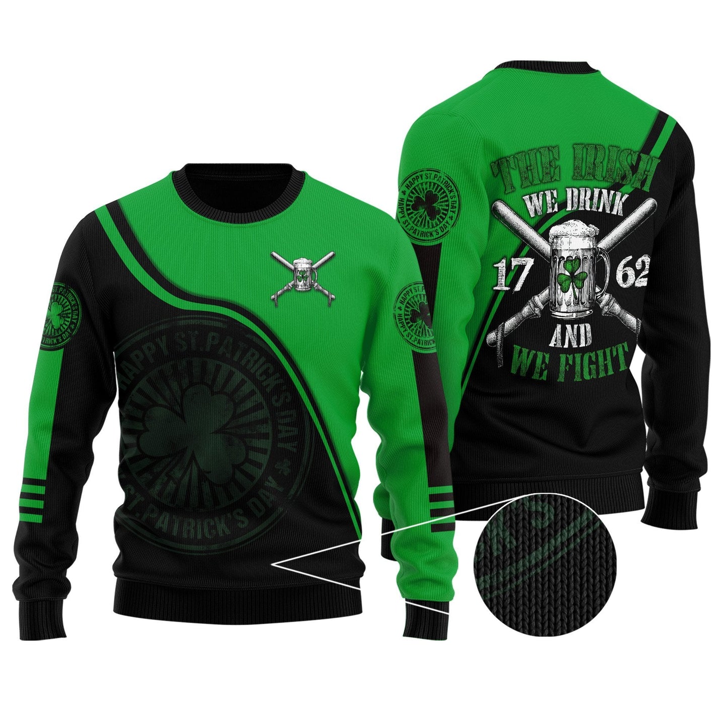 Irish Saint Patrick Day 3D All Over Printed Unisex Shirt