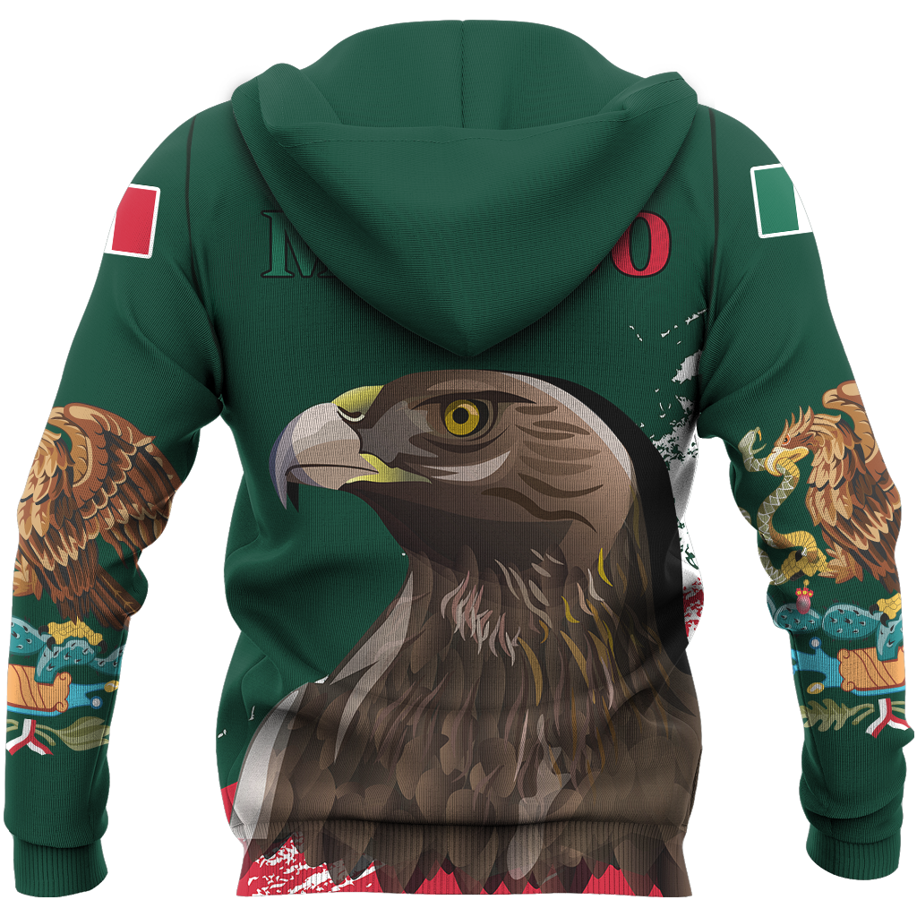 Mexico - Golden Eagle Special Hoodie A7 - Amaze Style™-Apparel