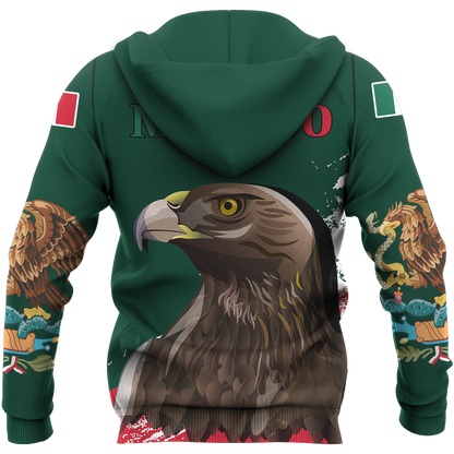 Mexico - Golden Eagle Special Hoodie A7 - Amaze Style™-Apparel